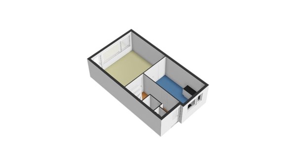 Floorplan - Galileistraat 20, 3112 PE Schiedam